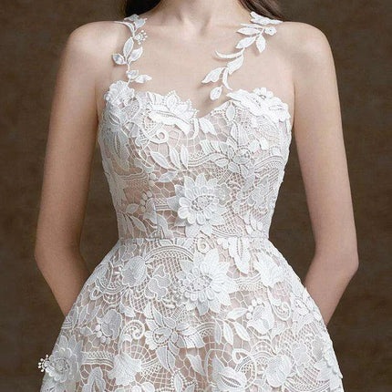 Summer Elegant Floral Lace Evening Dress - A Timeless Statement of Style - Très Elite