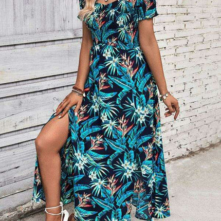 Summer Floral Elegance Women's Dress - Très Elite