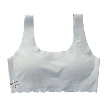 Summer Girls' Breathable Solid Color Training Bras - Très Elite