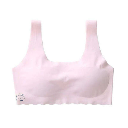 Summer Girls' Breathable Solid Color Training Bras - Très Elite