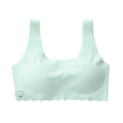 Summer Girls' Breathable Solid Color Training Bras - Très Elite