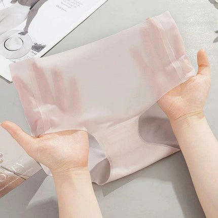 Summer Ice Silk Seamless Underwear Ladies Summer Ultra-thin Sense Quick-drying Pants Briefs Panties - Très Elite
