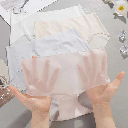 Summer Ice Silk Seamless Underwear Ladies Summer Ultra-thin Sense Quick-drying Pants Briefs Panties - Très Elite