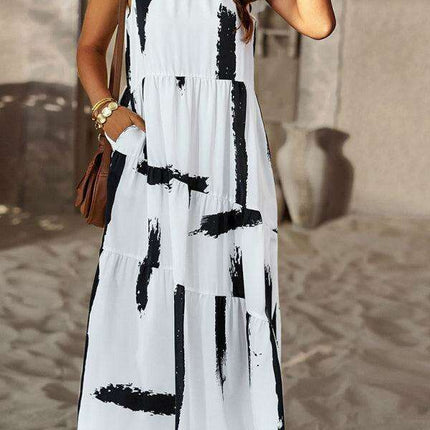 Summer Serenity Halter Dress - Your Essential Boho Chic Staple - Très Elite