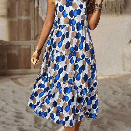 Summer Serenity Halter Dress - Your Essential Boho Chic Staple - Très Elite