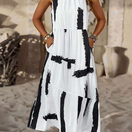 Summer Serenity Halter Dress - Your Essential Boho Chic Staple