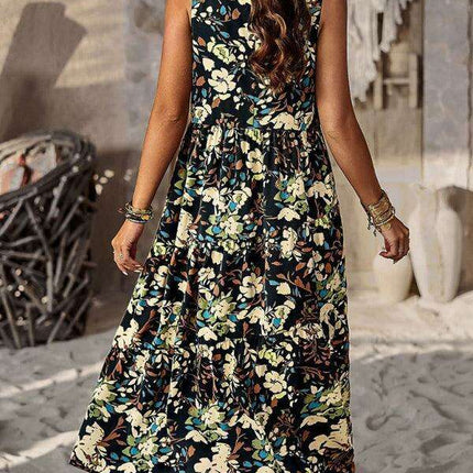 Summer Serenity Halter Dress - Your Essential Boho Chic Staple - Très Elite