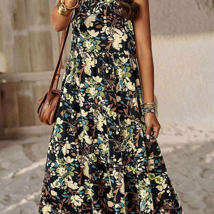 Summer Serenity Halter Dress - Your Essential Boho Chic Staple - Très Elite