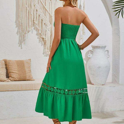 Summer Serenity Strapless Sundress - Très Elite