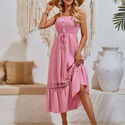 Summer Serenity Strapless Sundress - Très Elite