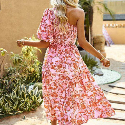 Sun-Kissed Bohemian Off-Shoulder Dress for Tropical Escapes - Très Elite