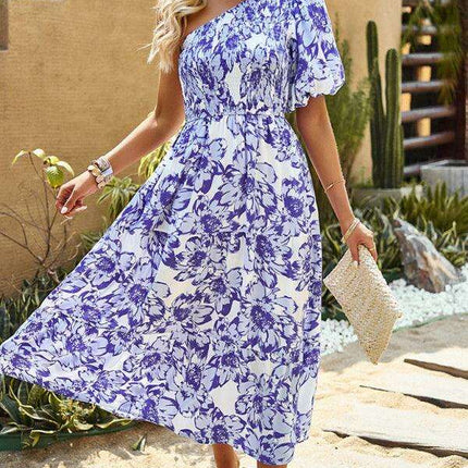 Sun-Kissed Bohemian Off-Shoulder Dress for Tropical Escapes - Très Elite