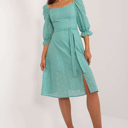 Sun-Kissed Cotton Midi Dress - Made in Europe - Très Elite