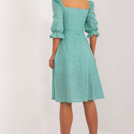 Sun-Kissed Cotton Midi Dress - Made in Europe - Très Elite