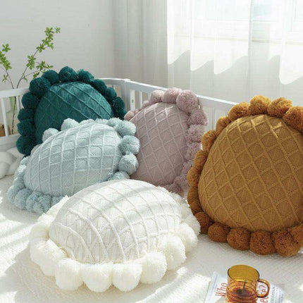 Sunflower Delight Handcrafted Knitted Pillowcase - Très Elite