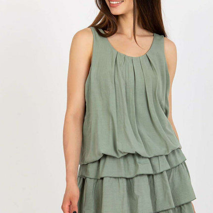 Sunny Daydream Viscose Sleeveless Dress - Stylish and Breezy Summer Essential