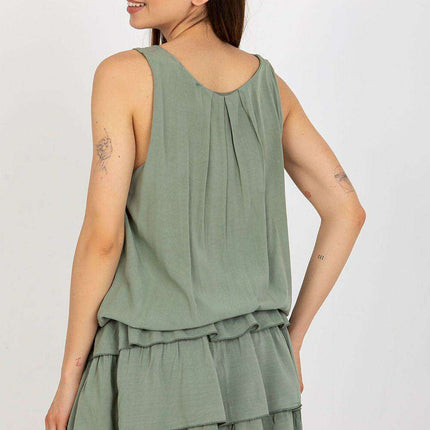 Sunny Daydream Viscose Sleeveless Dress - Stylish and Breezy Summer Essential - Très Elite