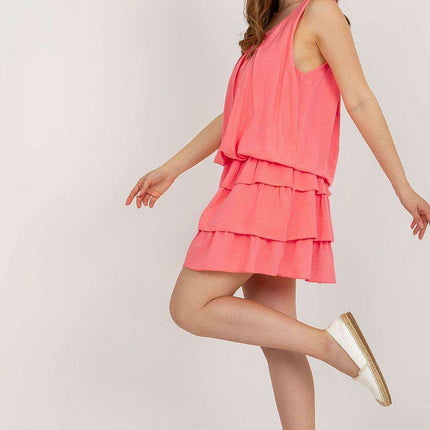 Sunny Daydream Viscose Sleeveless Dress - Stylish and Breezy Summer Essential - Très Elite