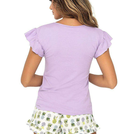 Sunny Tropical Dreams Pineapple Pajama Set - Très Elite