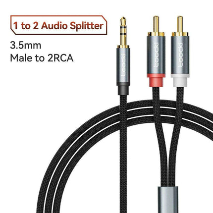 Superior RCA Audio Splitter Cable: Enhance Your Sound Quality with Effortless 3.5mm Connectivity - Très Elite