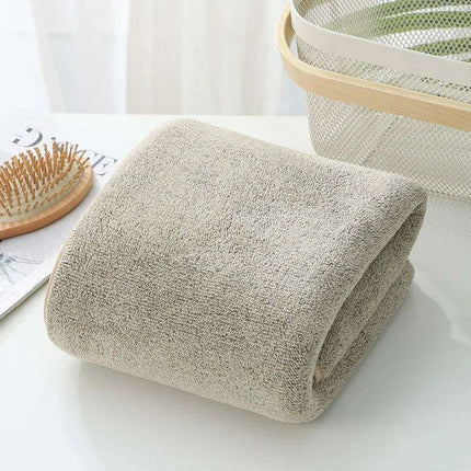 Supreme Comfort Striped Bamboo Coral Fleece Towel Set - Perfect for Bathing and Beaching - Très Elite