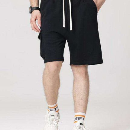 Sustainable Adjustable Organic Cotton Cargo Shorts for Men - Très Elite