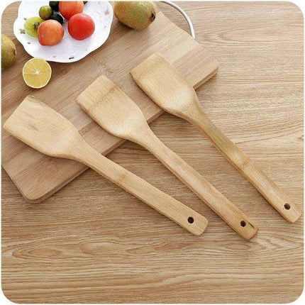 Sustainable Bamboo Cooking Utensil Collection - Essential Kitchen Tool Set