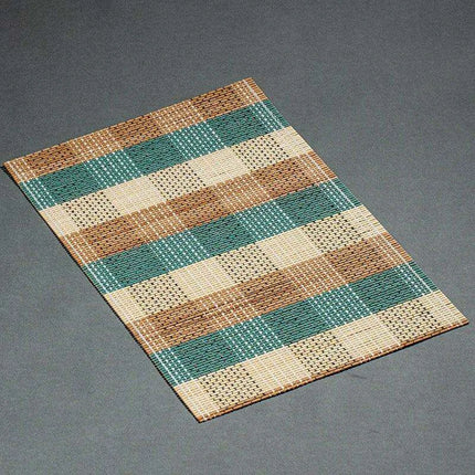 Sustainable Bamboo Dining Set – Elegant, Waterproof, and Heat-Resistant Placemats and Coasters for Every Occasion..