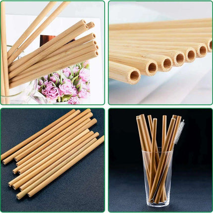 Sustainable Bamboo Drinking Straws - Stylish, Safe, and Eco-Friendly for a Greener Tomorrow - Très Elite