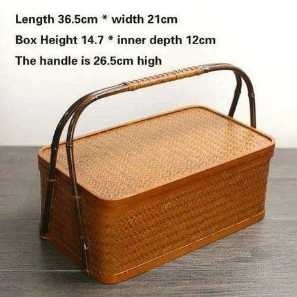 Sustainable Bamboo Tea and Snack Storage Set - The Ideal Eco-Friendly Gift - Très Elite