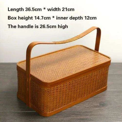 Sustainable Bamboo Tea and Snack Storage Set - The Ideal Eco-Friendly Gift - Très Elite