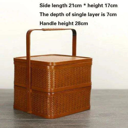 Sustainable Bamboo Tea and Snack Storage Set - The Ideal Eco-Friendly Gift - Très Elite