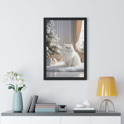 Sustainable Cat Art: Elegant Wall Decor for Eco-Friendly Living Spaces..