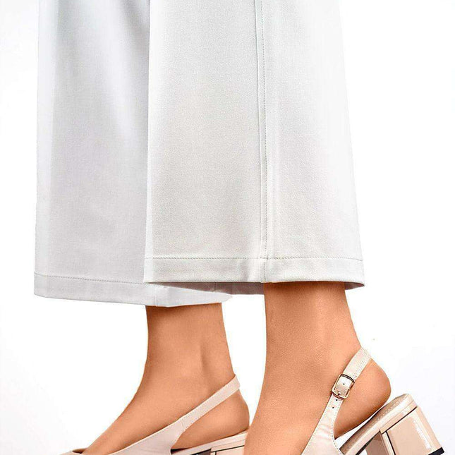 Sustainable Chic Block Heel Sandals for Effortless Style and Comfort
