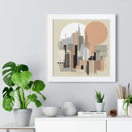 Sustainable Elegance: Framed Vertical Art Prints by Maison d'Elite..