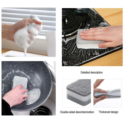 Sustainable Heavy-Duty Dual-Sided Scrub Sponges - Your Ultimate Cleaning Ally