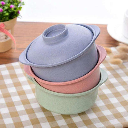 Sustainable Japanese Noodle Bowls with Lids - Elegant Containers for Soup and Rice Enjoyment - Très Elite