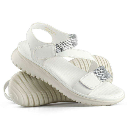 Sustainable Leather Velcro Sandals for Eco-Conscious Fashion - Très Elite