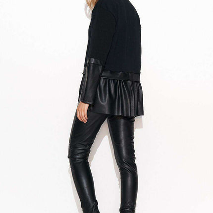 Sustainable Luxe Eco-Leather Tracksuit Set - Très Elite