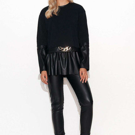 Sustainable Luxe Eco-Leather Tracksuit Set - Très Elite