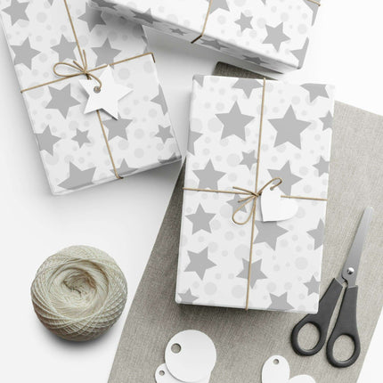 Sustainable Silver Starry Gift Wrap Collection: The Ultimate Choice for Elegant Gifting..