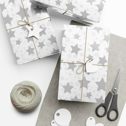 Sustainable Silver Starry Gift Wrap Collection: The Ultimate Choice for Elegant Gifting..