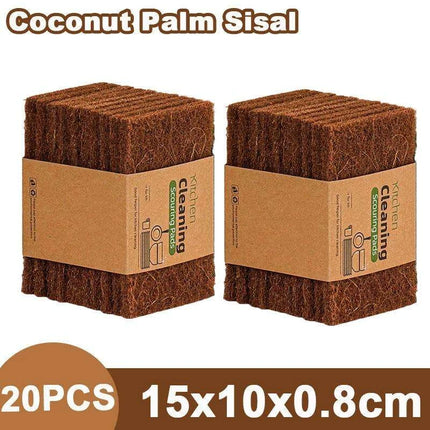 Sustainable Sisal Microfiber Kitchen Cleaning Sponges - Available in Sets of 5, 10, or 20 - Très Elite