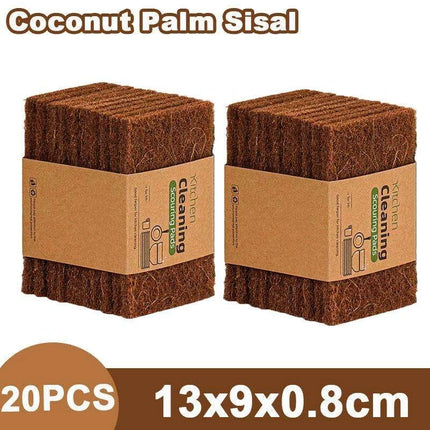 Sustainable Sisal Microfiber Kitchen Cleaning Sponges - Available in Sets of 5, 10, or 20 - Très Elite