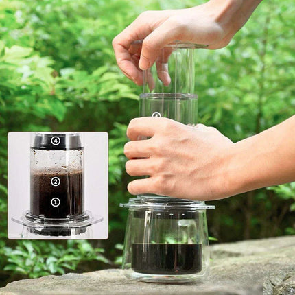 Sustainable Travel-Friendly French Press for Aero Press Aficionados - Très Elite