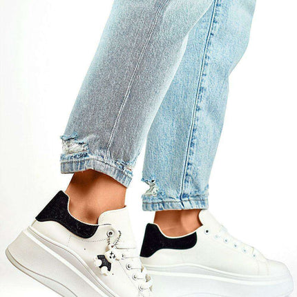 Sustainable Women's High-Top Athletic Sneakers - Eco-Friendly Platform Sports Shoes - Très Elite