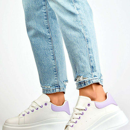 Sustainable Women's High-Top Athletic Sneakers - Eco-Friendly Platform Sports Shoes - Très Elite