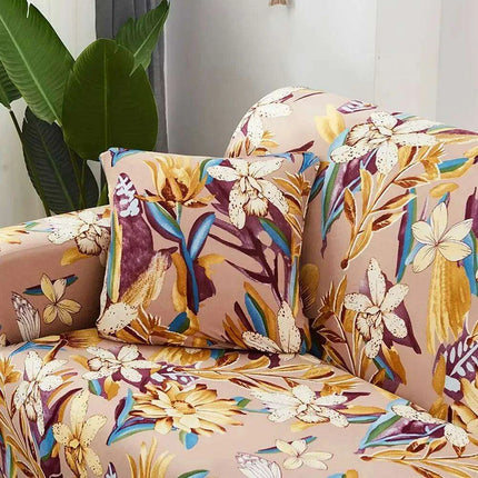 Svetanya Chic L-Shape Sofa Cover - Stylish Fabric Protector for Elegant Living Spaces - Très Elite