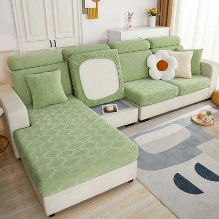 Svetanya Stretchable Jacquard Sofa Slipcover - Washable and Removable Furniture Protector..
