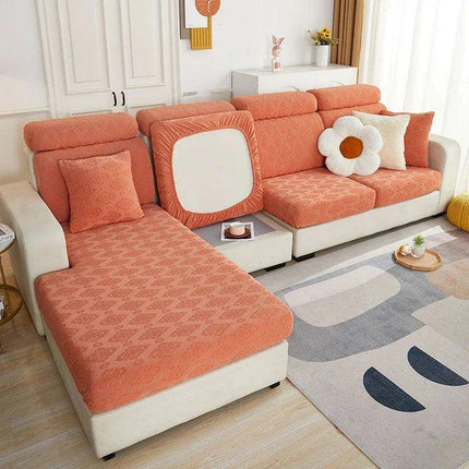 Svetanya Stretchable Jacquard Sofa Slipcover - Washable and Removable Furniture Protector..